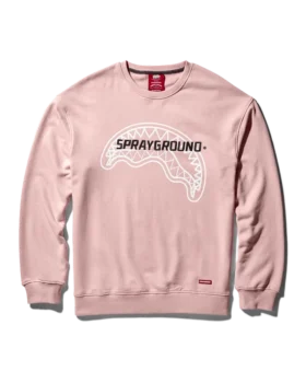 SUDADERA CON CUELLO REDONDO DE SPRAYGROUND (ROSA)