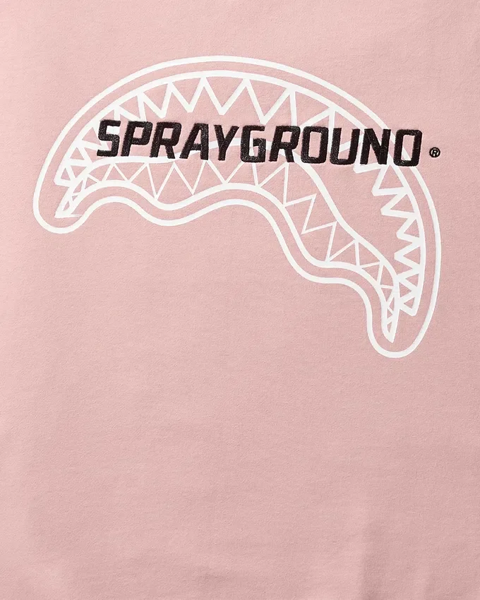 SUDADERA CON CUELLO REDONDO DE SPRAYGROUND (ROSA)
