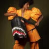 VELCRO SHARK - Mochila con 3 Tiburones Intercambiables (DLXV)