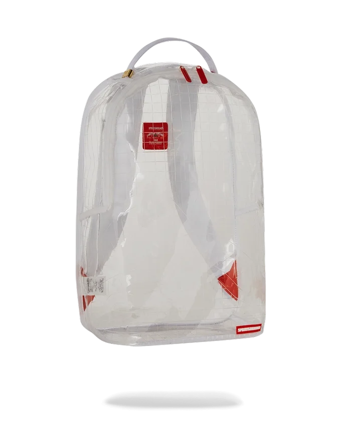 VISIÓN CLARA: TIBURONES EN PARÍS - Mochila 100 % TRANSPARENTE DLX